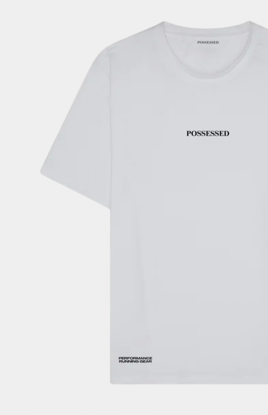 Phantom Mesh Run Tee - White